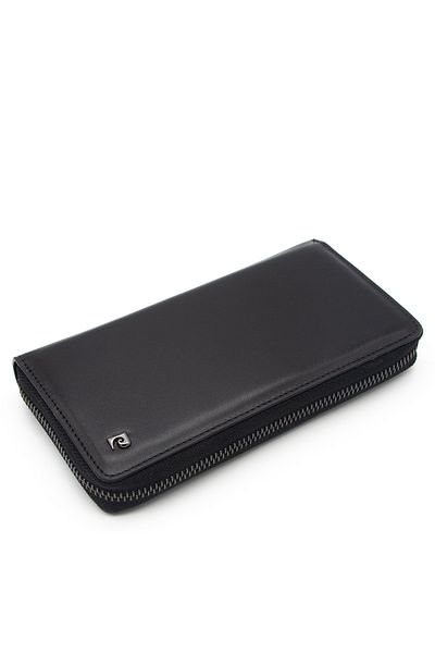 Pierre Cardin Unisex Black Leather Wallet - Analin A11056