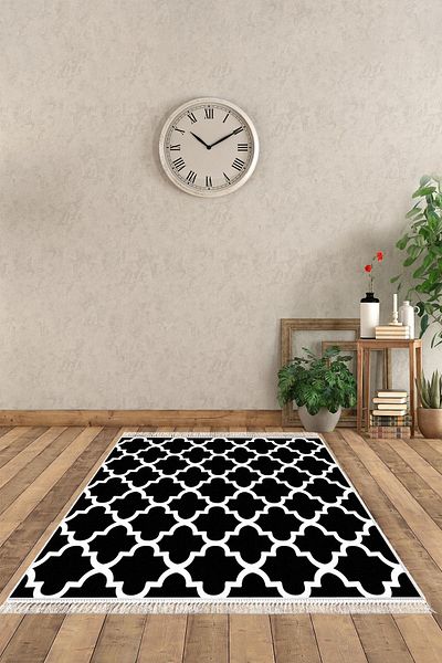 Dekoreko Silk Rug Digital Fringed 1882 Pattern 4 ( 80 X 150 )