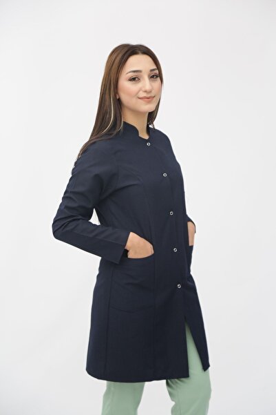 Ehil Hakim Yaka Alpaka Kumaş Iş Önlüğü Iş Kıyafeti Alpaka Önlük