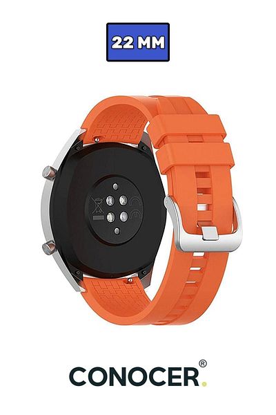 CONOCER حزام حزام من السيليكون لساعة Huawei Watch GT5 GT4 GT3 GT2 Gt2e - GT5 Pro GT3 Pro GT2 Pro (46 مم).
