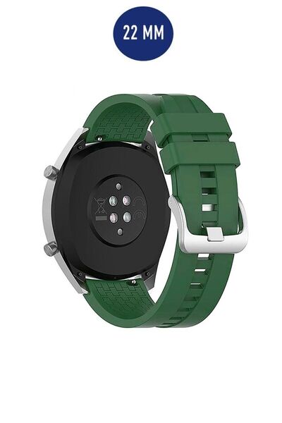 CONOCER Huawei Watch GT3 SE Uyumlu Yumuşak Silikon Desenli Kordon Kayış (22mm)