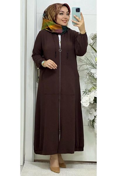 Ebrarengiz Moda Γυναικεία κουκούλα με κουκούλα καγκουρό