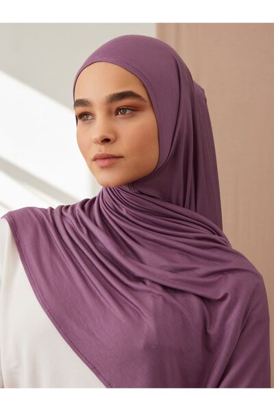 Femple Modest Orkide Premium Jersey Shawl - Στιγμιαίο Hijab με ραμμένο πηγούνι για ενήλικες