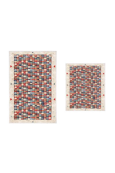 Alanur Home Σετ ψηφιακού καθίσματος τουαλέτας Dekoreko 1840 Pattern 1