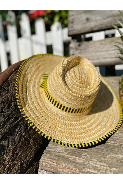 AKTEZ-EL Ženski slamnati šešir za plažu