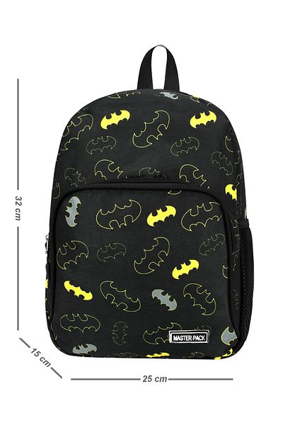 Esbuik Boys' Kindergarten Nursery Backpack - New Season, Bat Pattern and Water Bottle Pocket