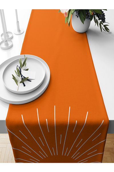 Bertille Home Series 140x40 Cm Digital Printed Minimalist Runner