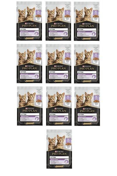Pro Plan Pro Plan Pouch Kitten Hindi Etli Yavru Kedi Yaş Mama 85 Gr. X 10 Adet