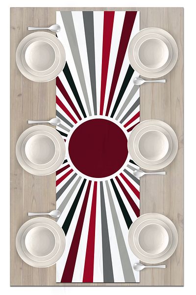 Bertille Home Seria 140x40 Cm Imprimat Digital Runner Minimalist