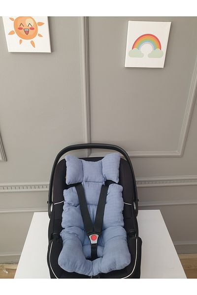 Yuar Baby MUSLIN Stroller Cushion - Comfortable Cut