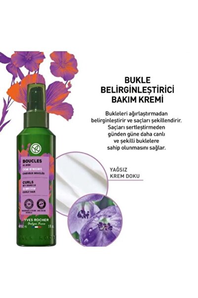Yves Rocher Bukle Belirginleştirici Bakım Kremi - Kıvırcık Ve Dalgalı Saçlar 150 ml