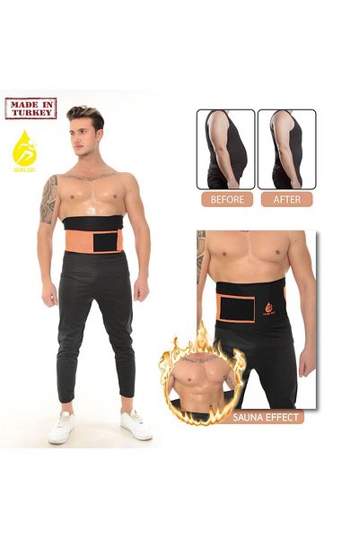 SAUNA SUIT Men's and Women's Thermal Sauna Sports Belt - Zay1Flama Ya? Waist Belt