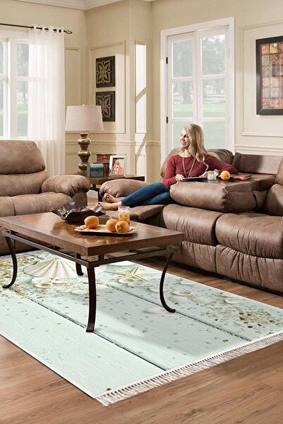 Dekoreko İpek Halı Dijital Saçaklı 1880 Desen 3