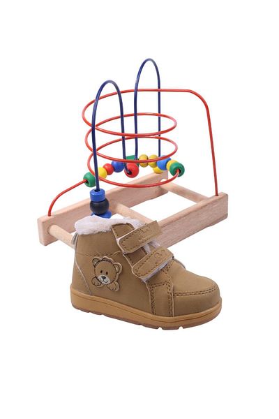 Papuçsepeti Καλάθι παπουτσιών 2589 Unisex Παιδικές μάλλινες μπότες χιονιού Thermo Sole