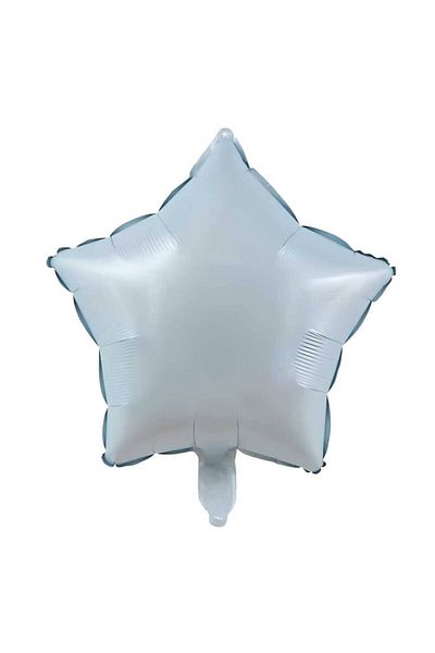 kidspartim Satin Star Light Blue 18Inch Foil Balloon 1Pcs