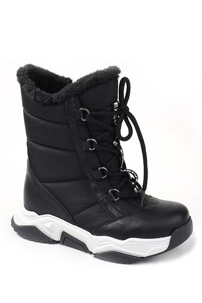 Papuçsepeti Καλάθι παπουτσιών 3474 Boy's Woolly Thermo Sole Snow Boots