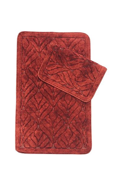 Alanur Home Σφουγγαρίστρα Palm Cotton 2 τεμαχίων Antique Claret Red
