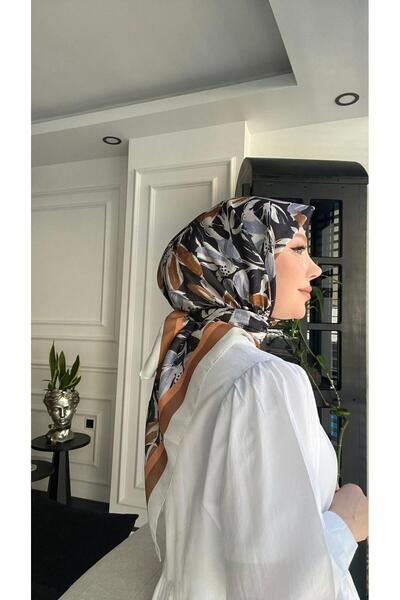 Onur Νέο μαλακό κασκόλ με σχέδιο φύλλων Er-Ay - Καλοκαιρινό, λεπτό ύφασμα που αναπνέει, καλής ποιότητας τάση