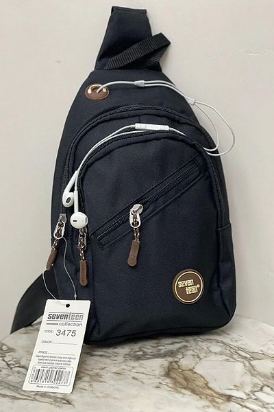 SEVENTEEN 3475 Men's Canvas Body Bag Crossbody Bag