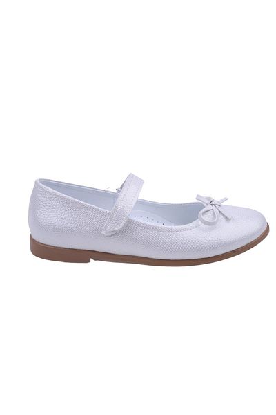Papuçsepeti 2084 Model Fata Balerina Pantofi - Pantofi de balerina cu piele Velcro