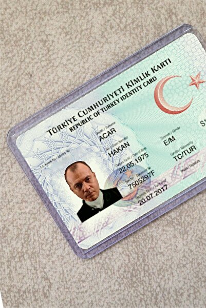 SARANG Çakır Kurtlar Vadisi Şeffaf Kimlik Kılıfı - Ehliyet, Nufüs Cüzdanı, Ok...