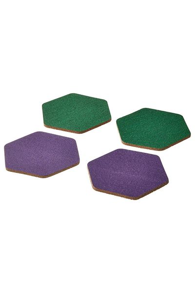 IKEA TABBERAS green-lilac 10x10 cm coaster