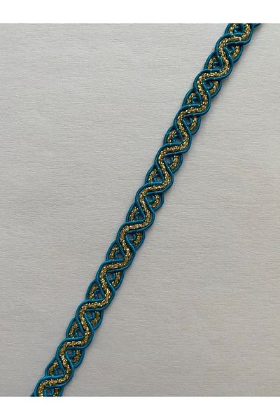 Öztürk Seam Sealer Decorative Ribbon Yellow Glitter 13mmx5meter Turquoise