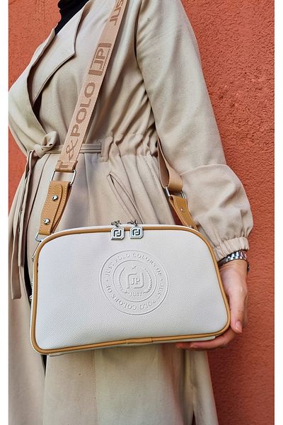 Just Polo حقيبة كتف وحقيبة كروس للنساء من Justpolo Lacos مكونة من 5 أقسام