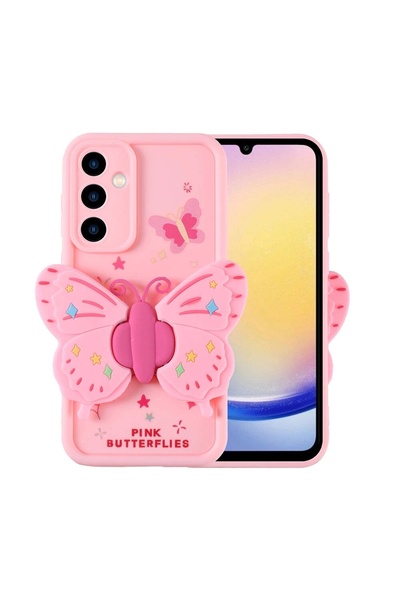 SBY TEKNOLOJİ حافظة متوافقة مع هاتف Galaxy A25 مع تصميم على شكل شخصية لحماية ...