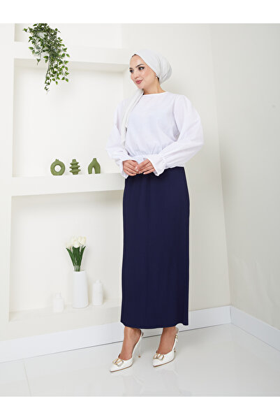 VOLT CLOTHİNG Fustă creion plisată pentru femei - Elegantă și confortabilă