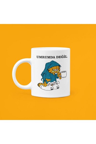 UUR STORE I Don't Care Printed Ceramic Mug 330ml