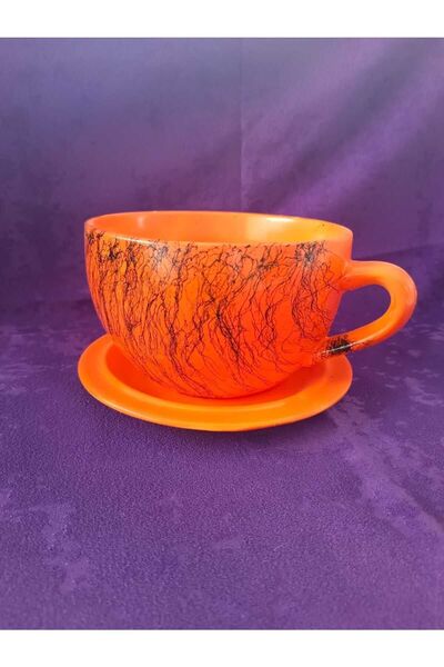 TİRENKDİZAYN Büyük Fincan Saksı