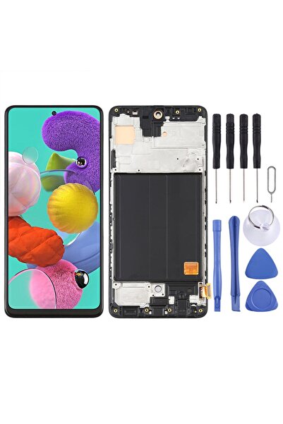 Genel Markalar Samsung Uyumlu Galaxy SM-A515 A51 Ekran Lcd Dokunmatik Full Çıtalı (AA Kalite)