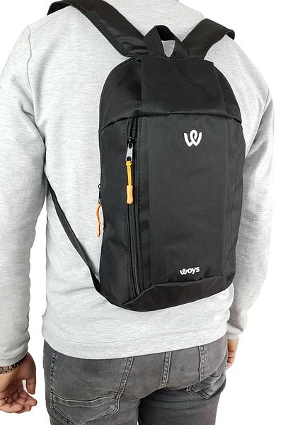 woys Μίνι σακίδιο πλάτης Unisex Black Camping Cycling Hiking