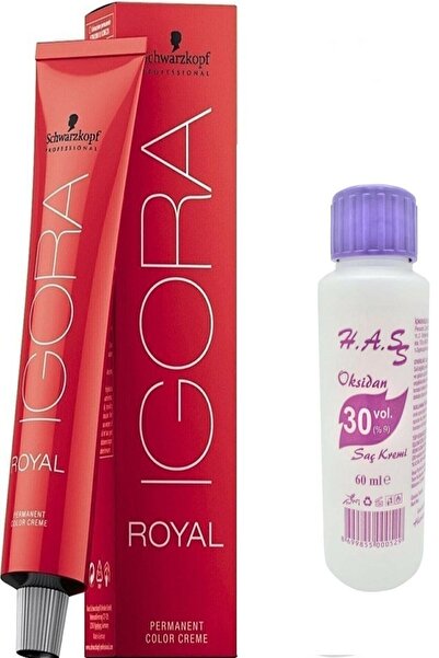 Igora Igora Royal Saç Boyası 8-0 Açık Kumral 60 ml Mini Oksidan 30 Volüm