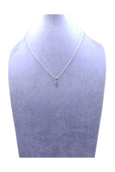 Han Ticarethane Minimalist Haç Model Kolye