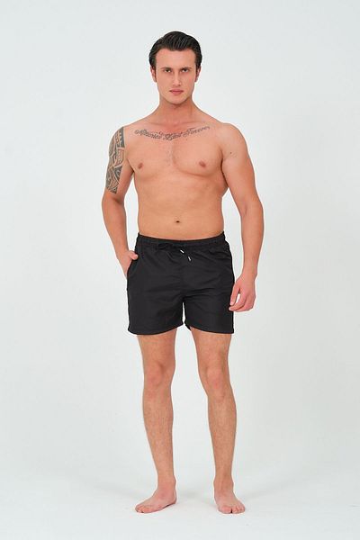 vawensea Men's Black Parachute Sea Shorts