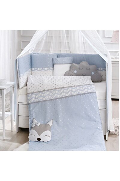 Momi Shop Momishop Fox Uyku Seti Mavi