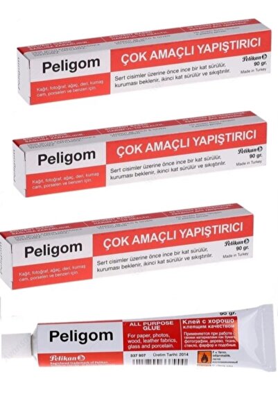 Peligom Sıvı Yapıştırıcı 90 Gr Çok Amaçlı 3 Adet.
