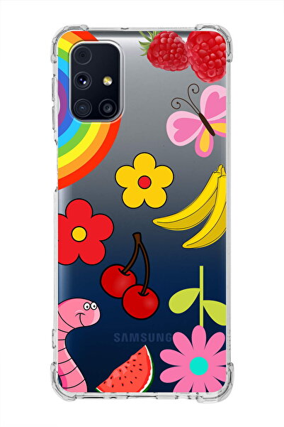 PrintiFy جراب PrinriFy مضاد للصدمات متوافق مع هاتف Samsung Galaxy M31s مع 5 أ...