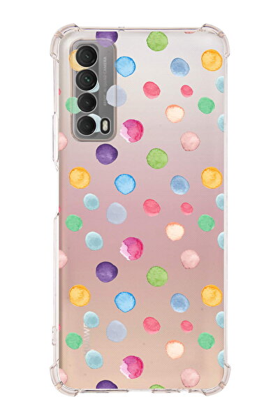 PrintiFy Prinrify Huawei P Smart 2021 Compatible Water Color 6 Printed Transp...