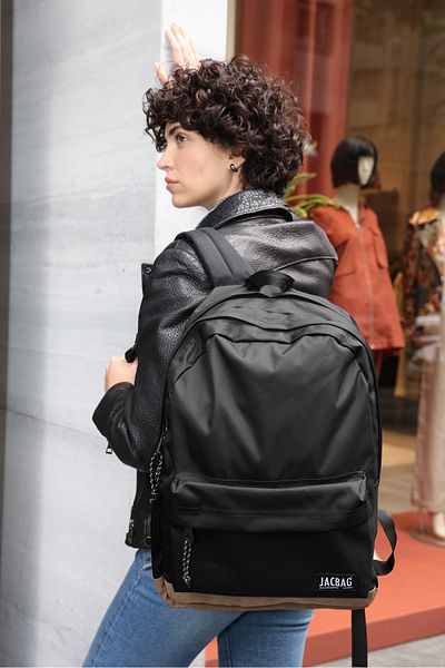 Jacbag Σακίδιο πλάτης Campus-Leather με δύο θήκες