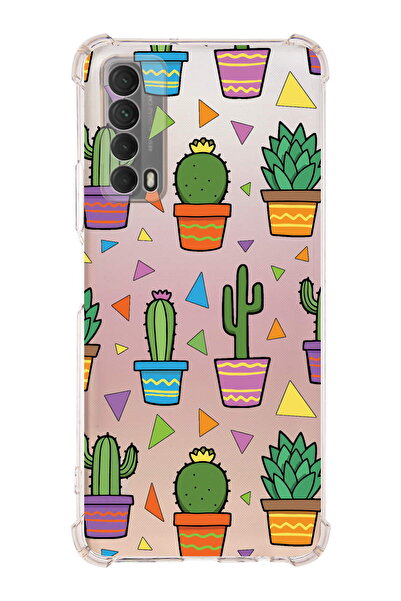 PrintiFy جراب PrinriFy Huawei P Smart 2021 متوافق مع الألوان المائية 4 مطبوع ...