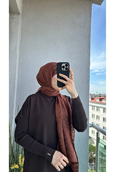 Invee 1329 Anthracite Leopard Patterned Shawl