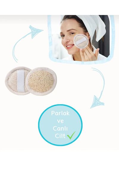Byzeynepdurak Natural Pumpkin Facial Fiber - Elegant and Comfortable