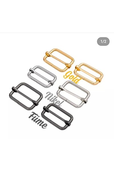 fundahobi Çanta Ayar Tokası 2.5 Cm-gold 2 Adet