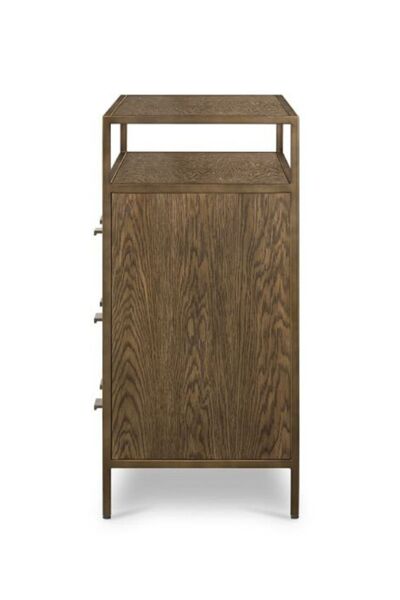 Different Design Modern Meşe 6 Çekmeceli Şifonyer (çamaşırlık)