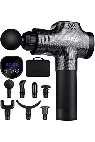 KRAFT HART X3pro Masaj Tabancası 24 W Spor 30 Hız Vurmalı Süper Sessiz Fırças...