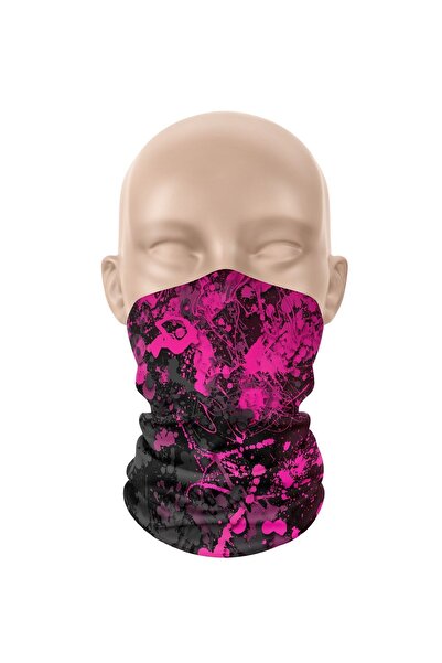 dairaksesuar قناع وجه رياضي بشريط للرقبة وشريط رأس بالاكلافا