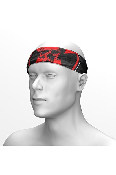 dairaksesuar قناع وجه رياضي بشريط للرقبة وشريط رأس بالاكلافا